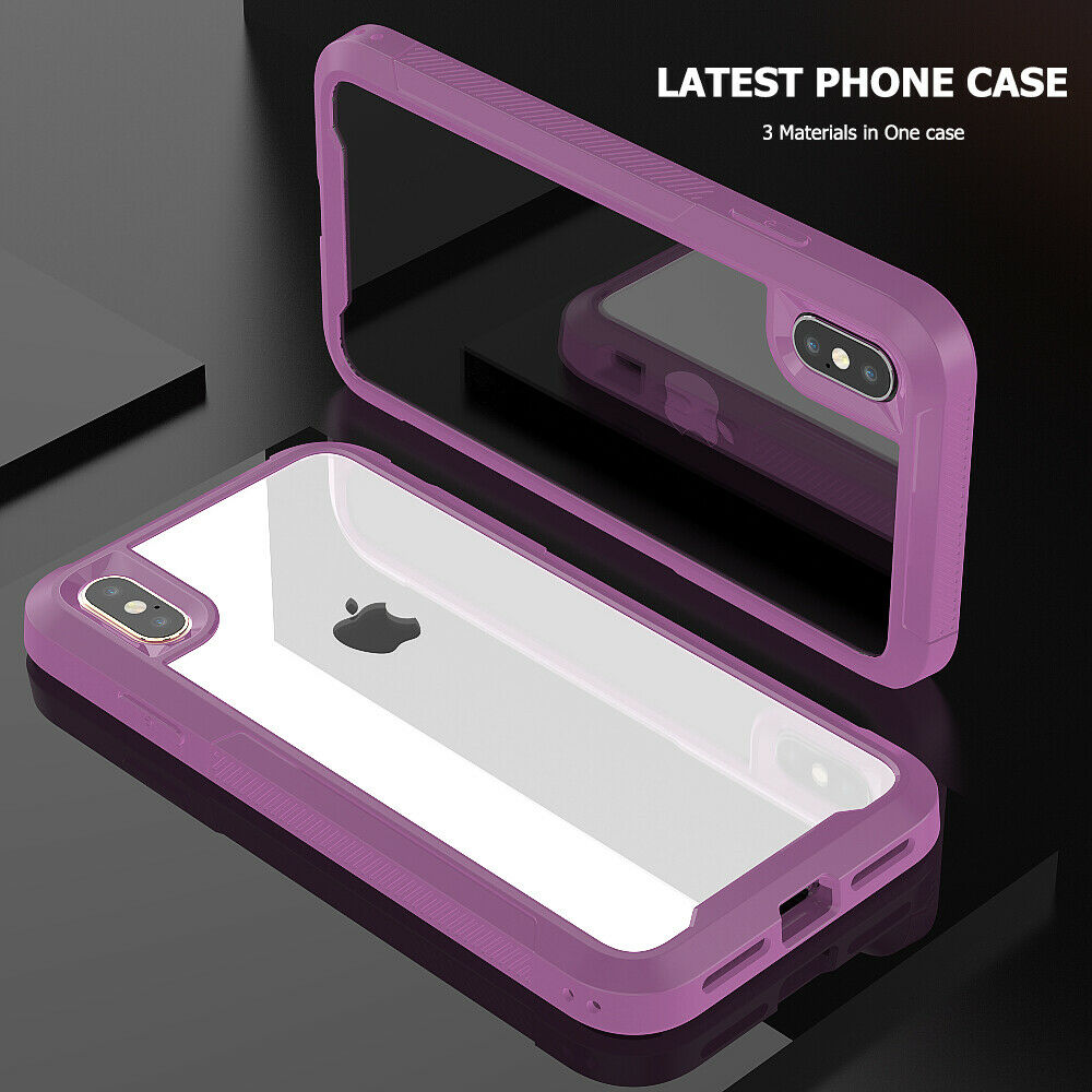 Hybrid Silicone Clear Ultra Slim Back Case For iPhone