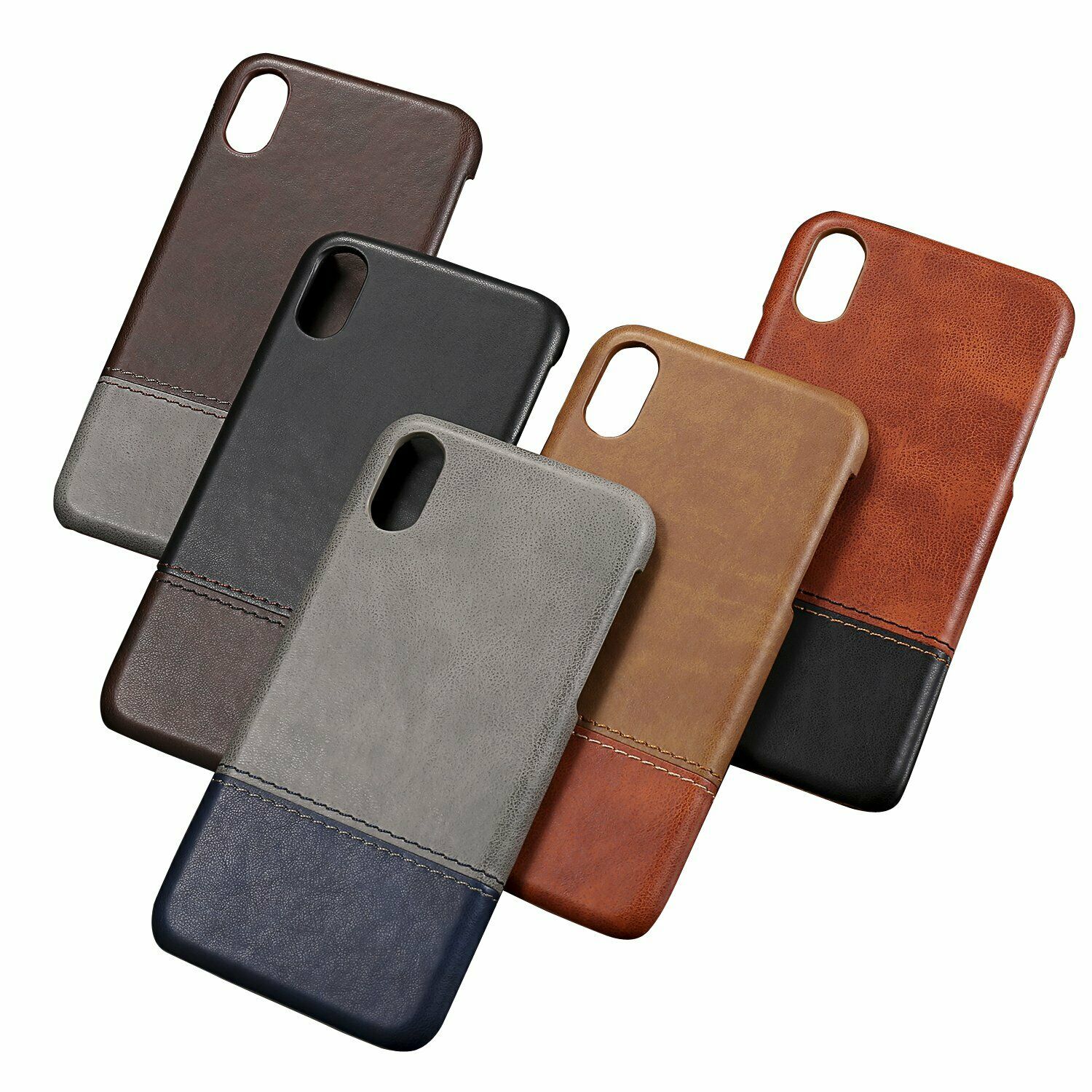 Ultra Slim Leather Case Shockproof For iPhone