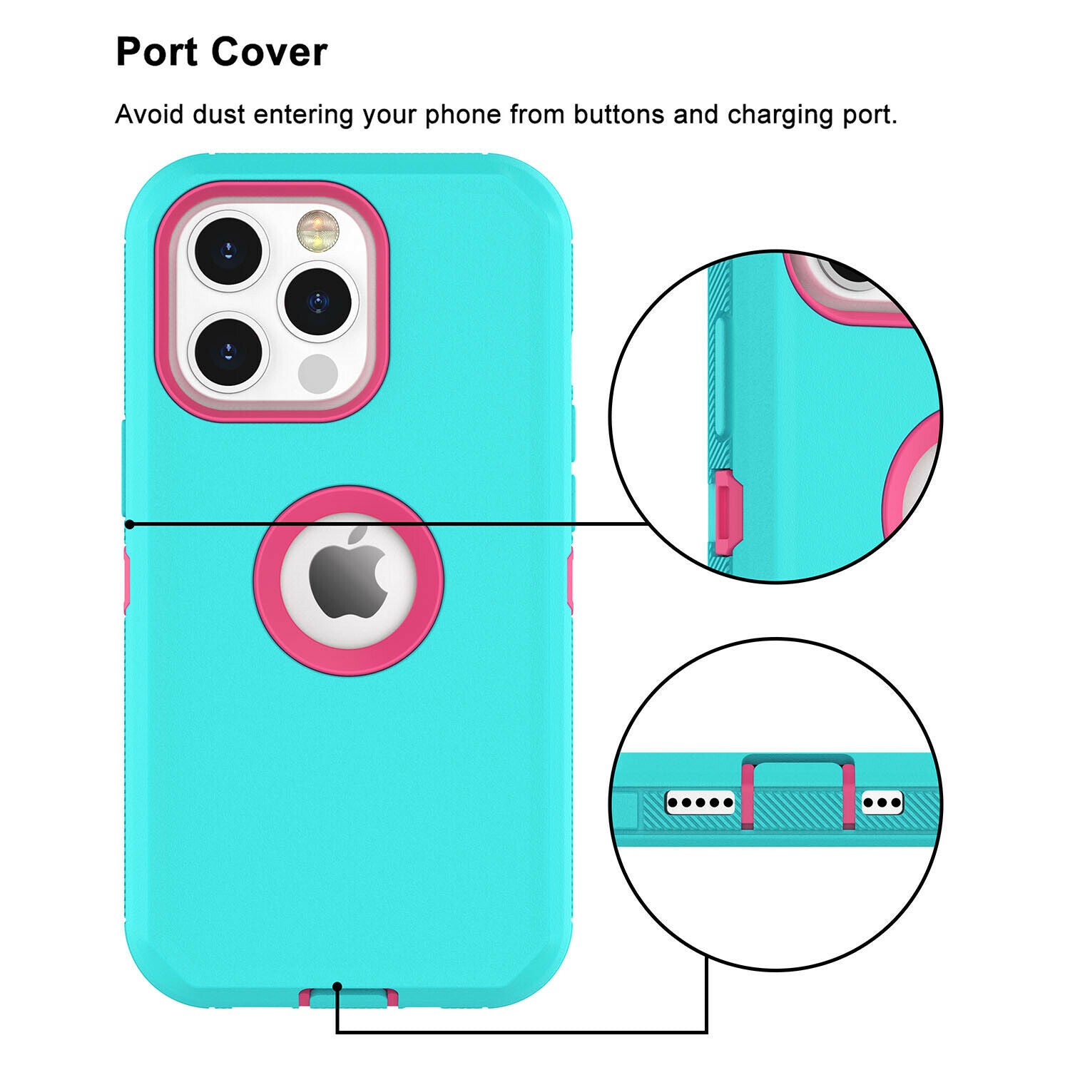 Case Heavy Duty Shockproof for iPhone 13