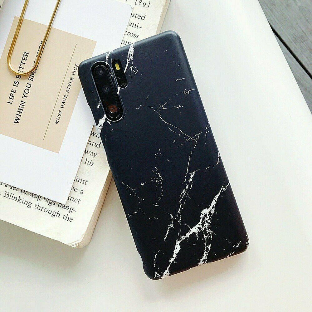 Marble Soft Silicone Slim Back Cover For Samsung Galaxy