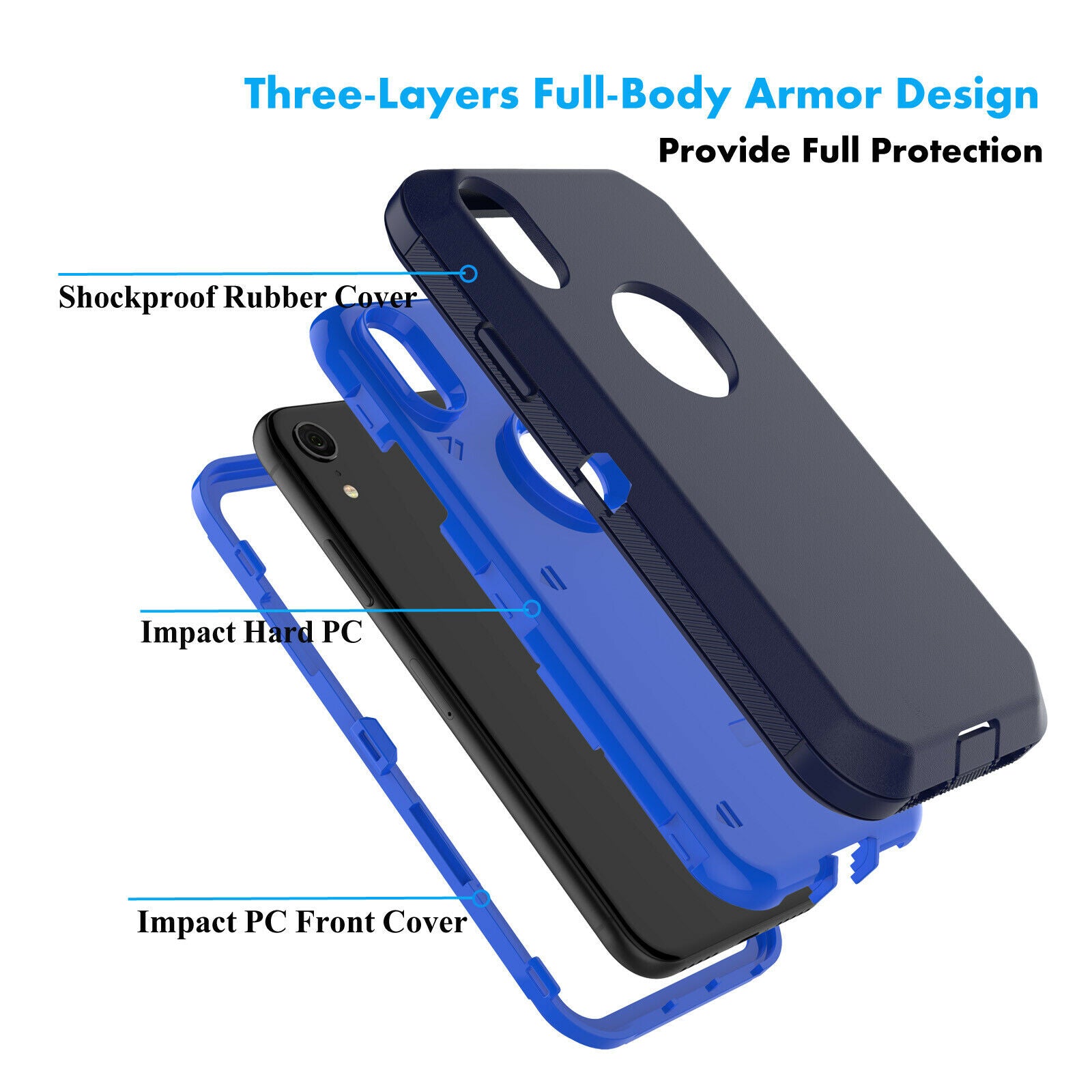 Case Heavy Duty Shockproof for iPhone 13