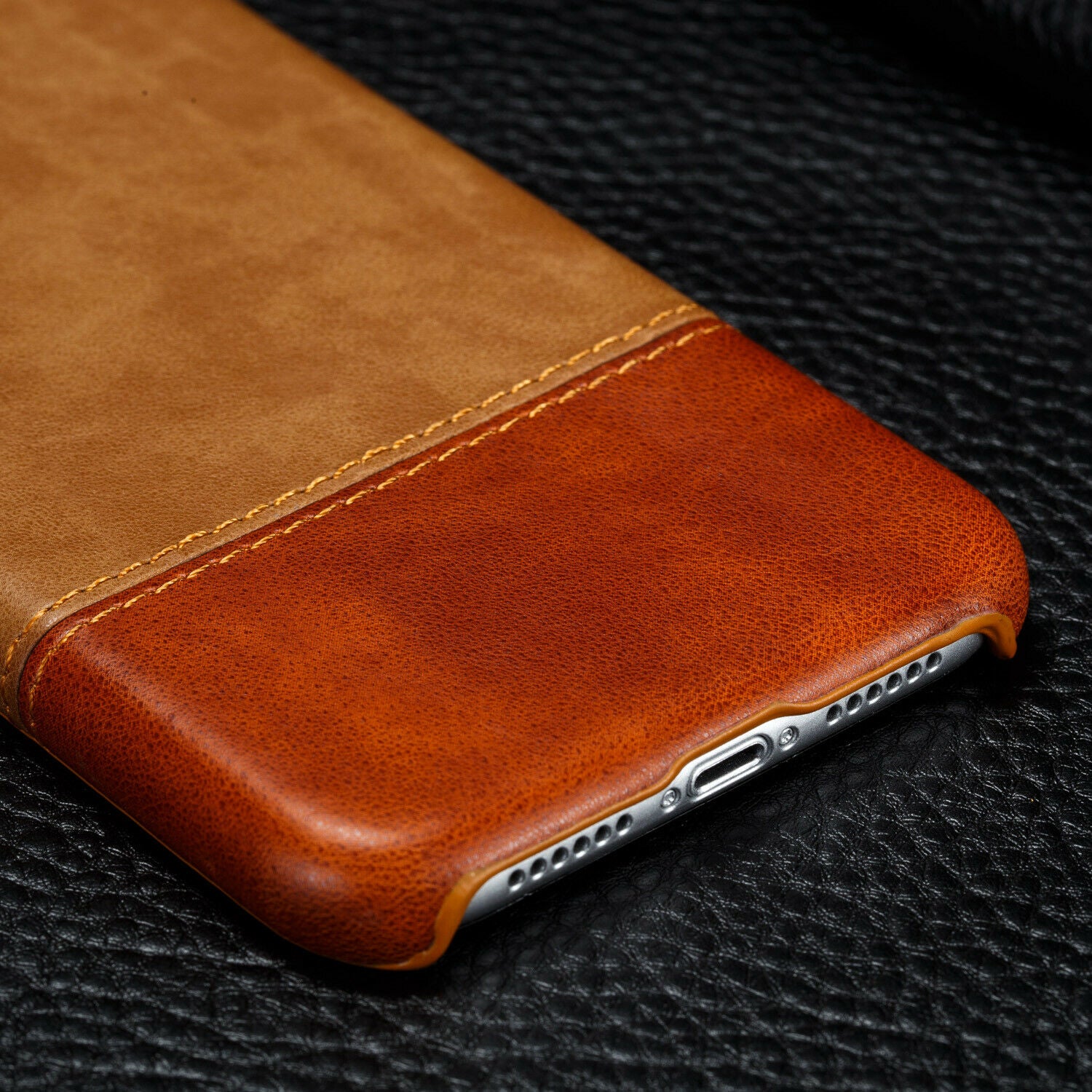 Ultra Slim Leather Case Shockproof For iPhone