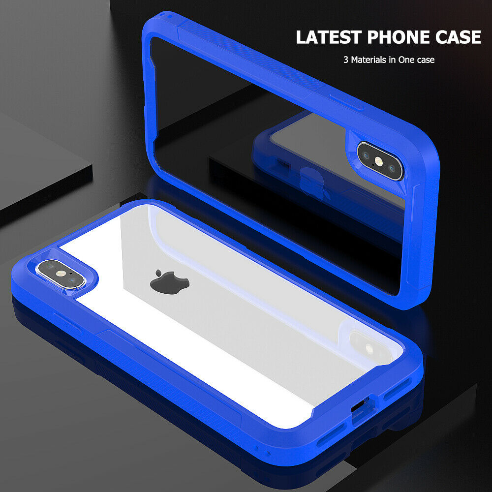 Hybrid Silicone Clear Ultra Slim Back Case For iPhone