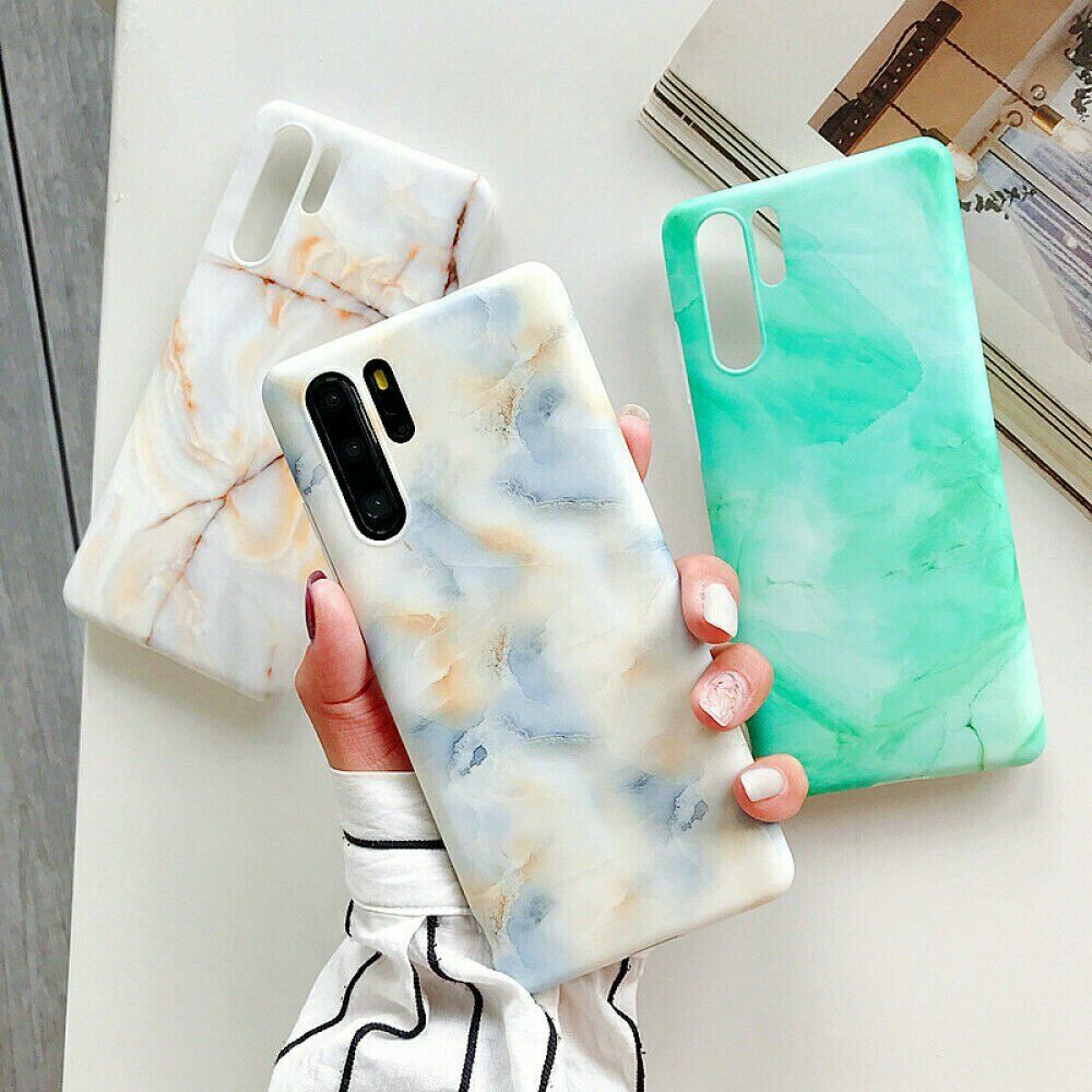 Marble Soft Silicone Slim Back Cover For Samsung Galaxy