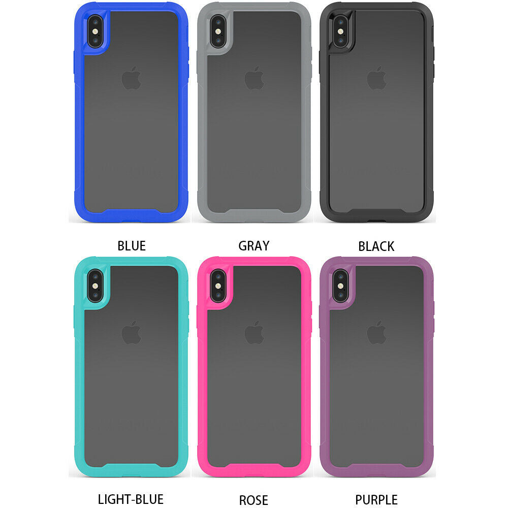 Hybrid Silicone Clear Ultra Slim Back Case For iPhone