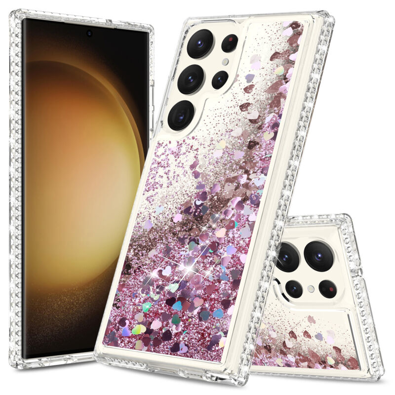 Case Liquid Bling Hybrid For Samsung Galaxy S23