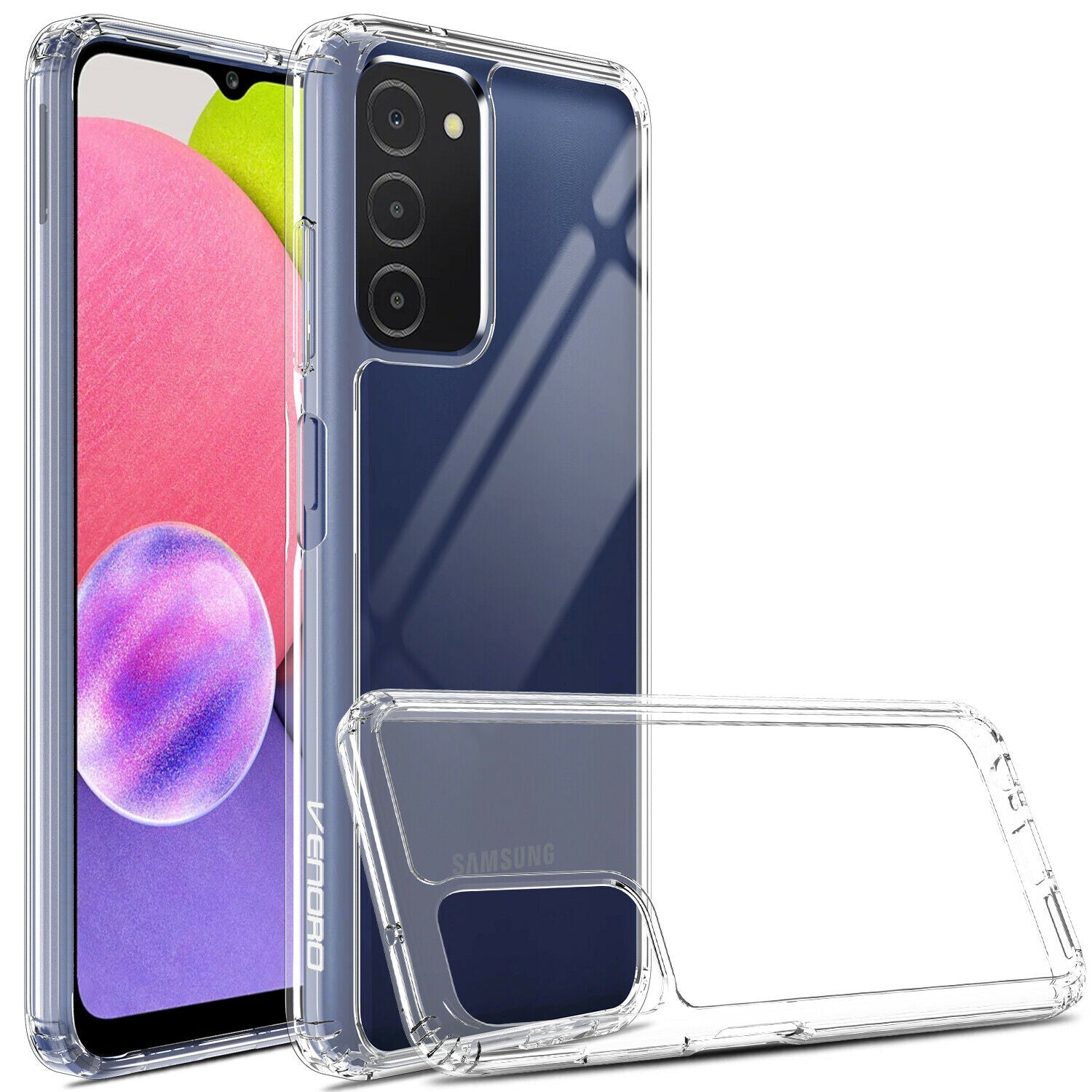 Screen Protector Clear Case For Samsung Galaxy A03S