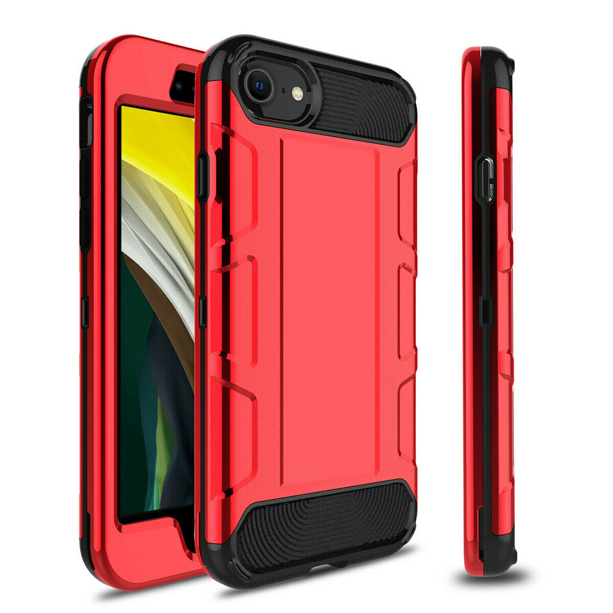 Case Hybrid Heavy Duty Shockproof Rugged Hard Armor For iPhone