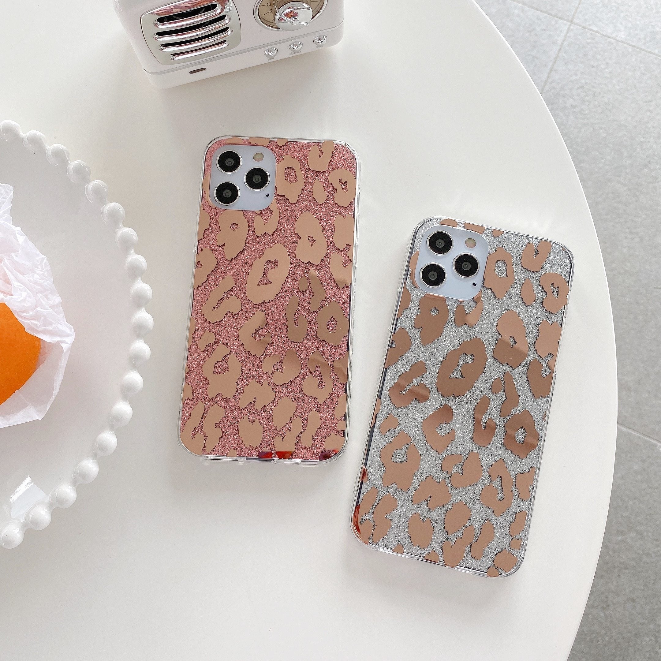 Case Luxury Leopard Soft Shockproof Back Cover For iPhone