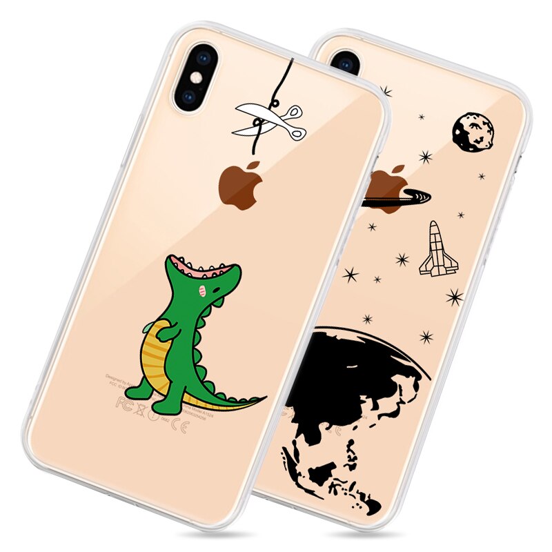 Soft Silicone TPU Cool Pattern Phone Case