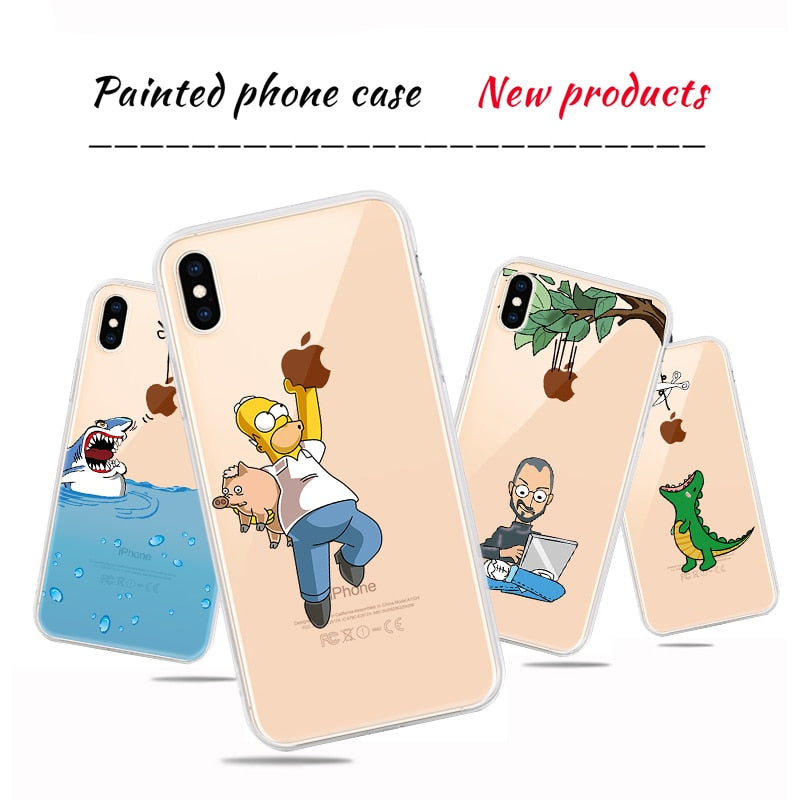 Soft Silicone TPU Cool Pattern Phone Case