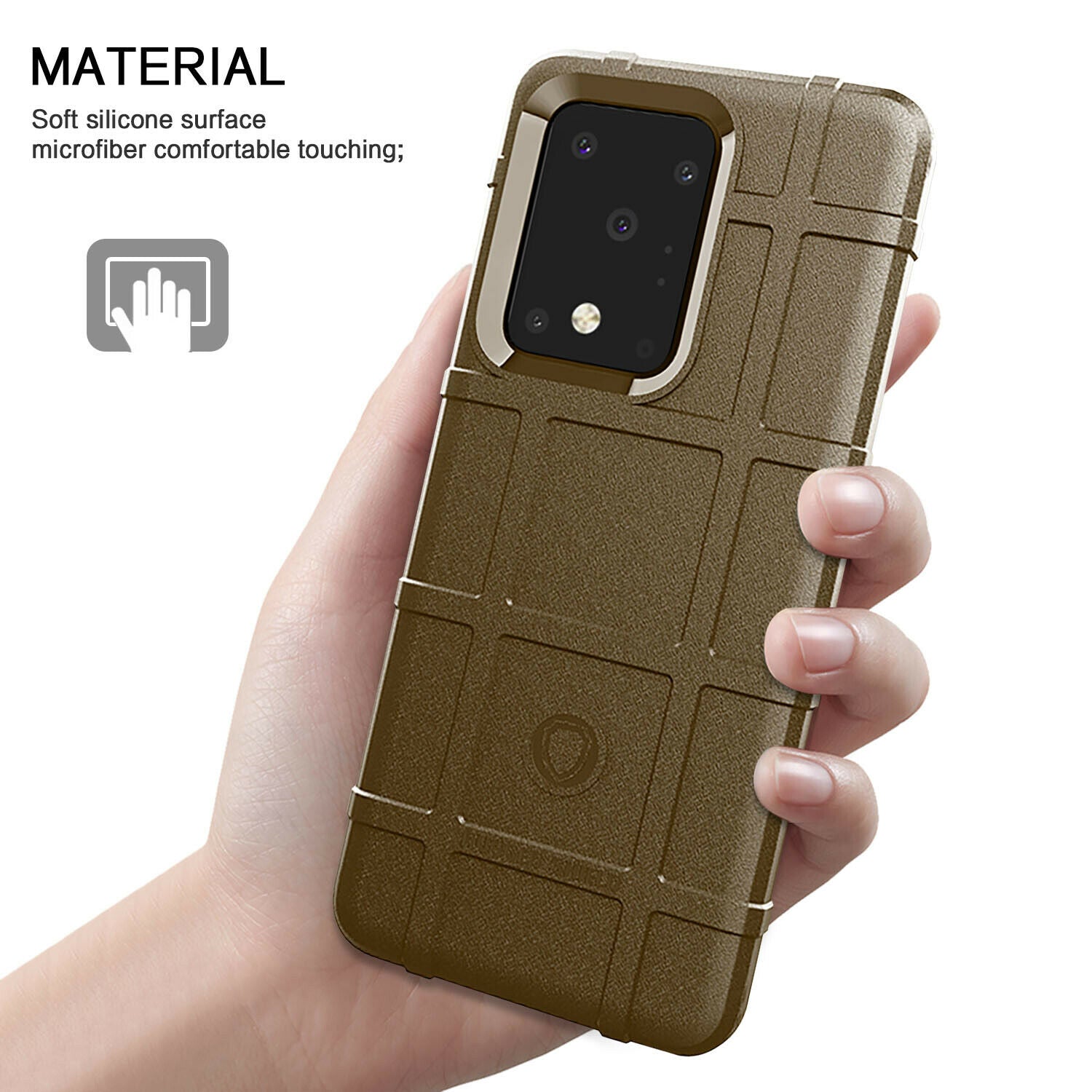 Shockproof Rugged Shield Matte Back Case for Samsung Galaxy S20 FE