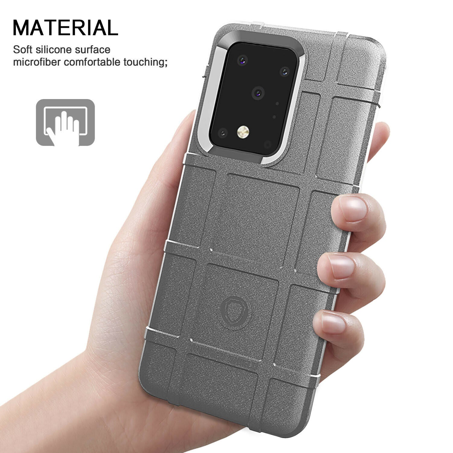 Shockproof Rugged Shield Matte Back Case for Samsung Galaxy S20 FE