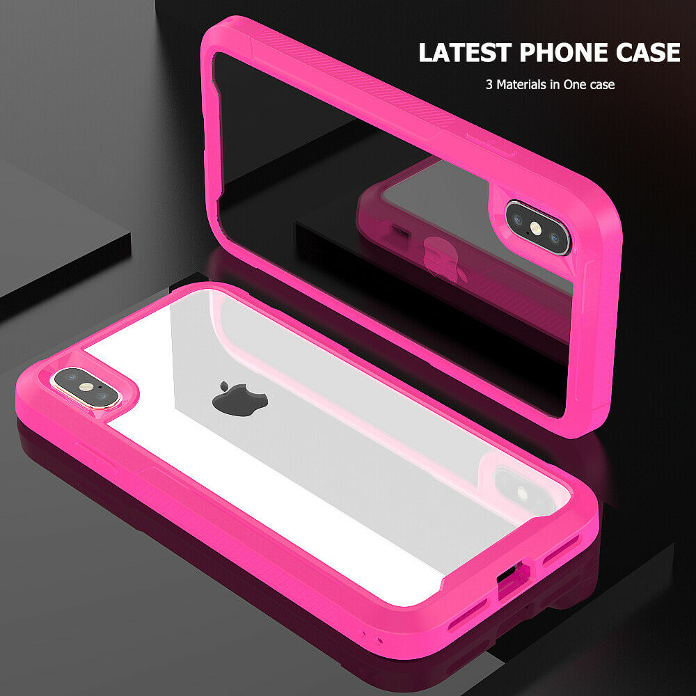 Hybrid Silicone Clear Ultra Slim Back Case For iPhone