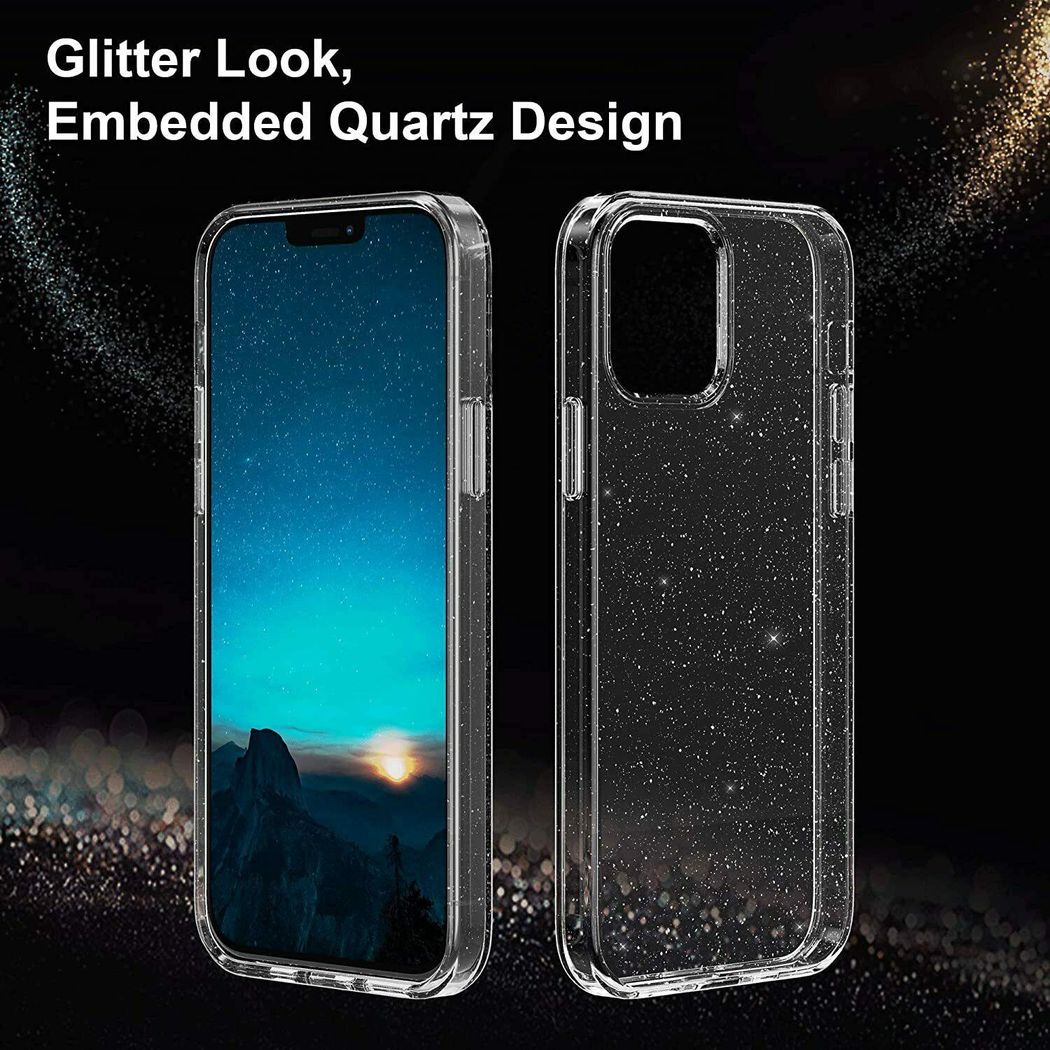 Full Body Clear Crystal Glitter Case for iPhone 12 12 Pro Max
