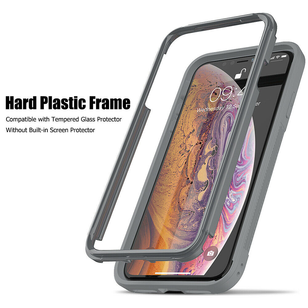 Hybrid Silicone Clear Ultra Slim Back Case For iPhone