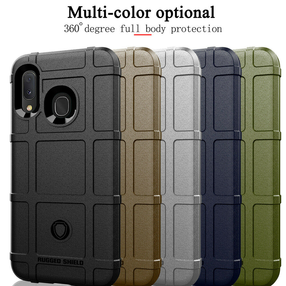 Shockproof Rugged Rubber Armor Case For Samsung Galaxy