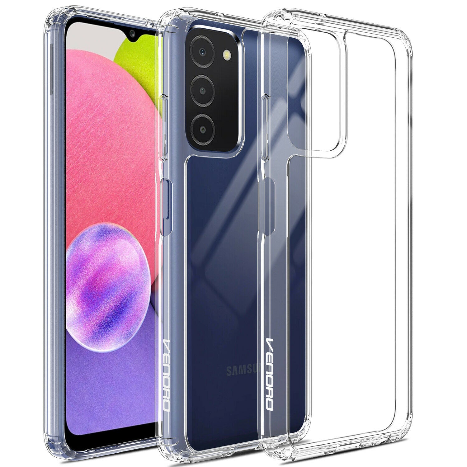 Screen Protector Clear Case For Samsung Galaxy A03S