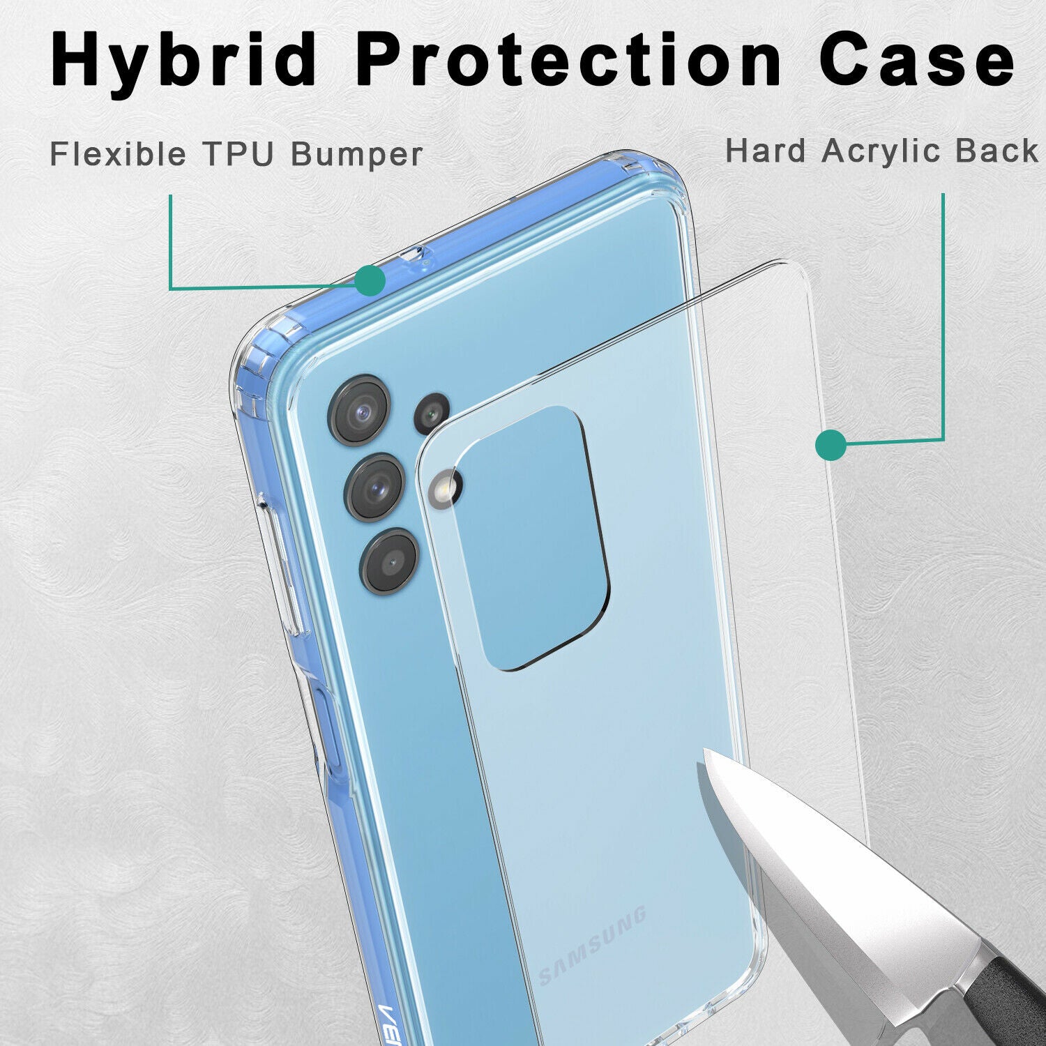 Screen Protector Clear Case For Samsung Galaxy A03S