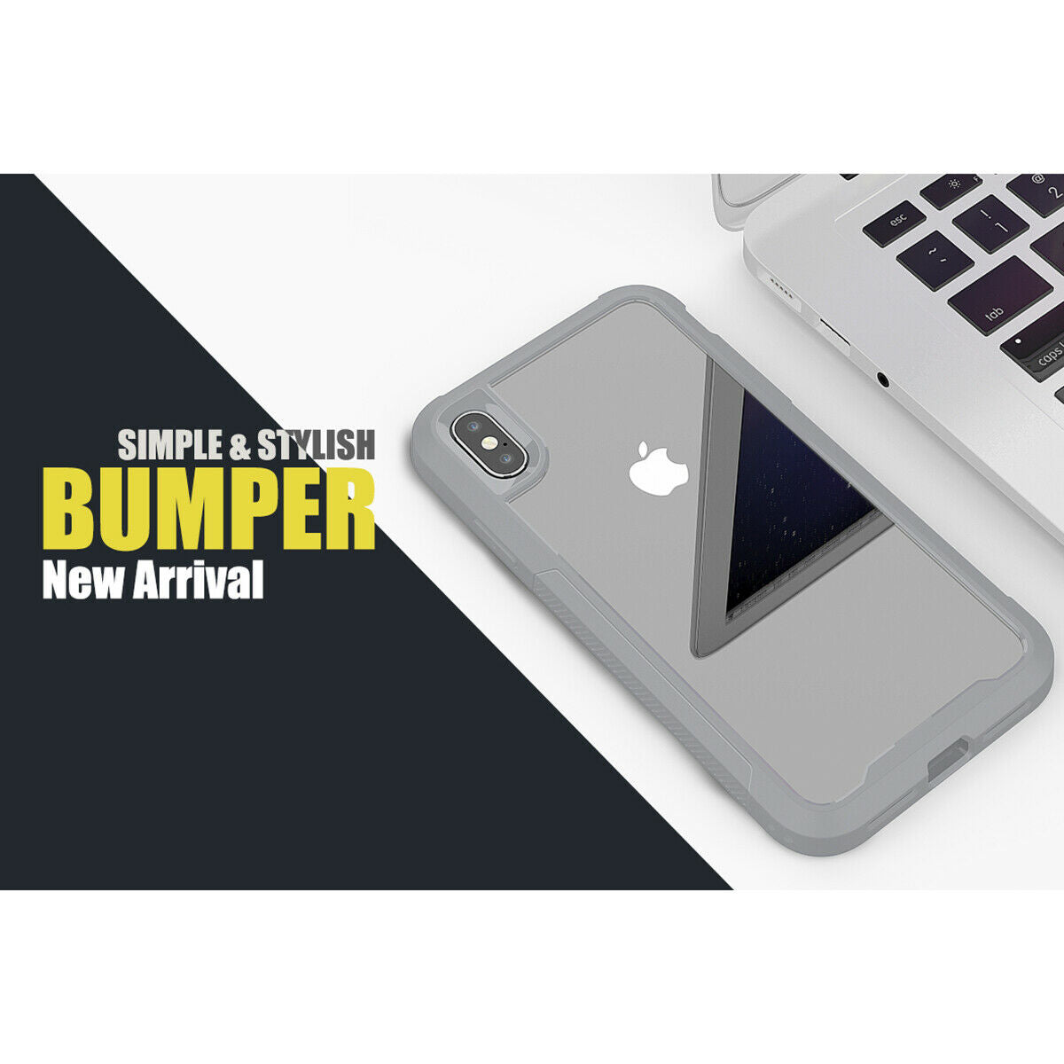 Hybrid Silicone Clear Ultra Slim Back Case For iPhone