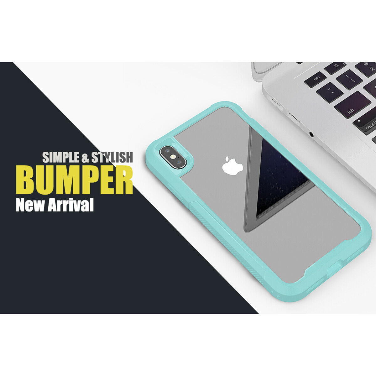 Hybrid Silicone Clear Ultra Slim Back Case For iPhone