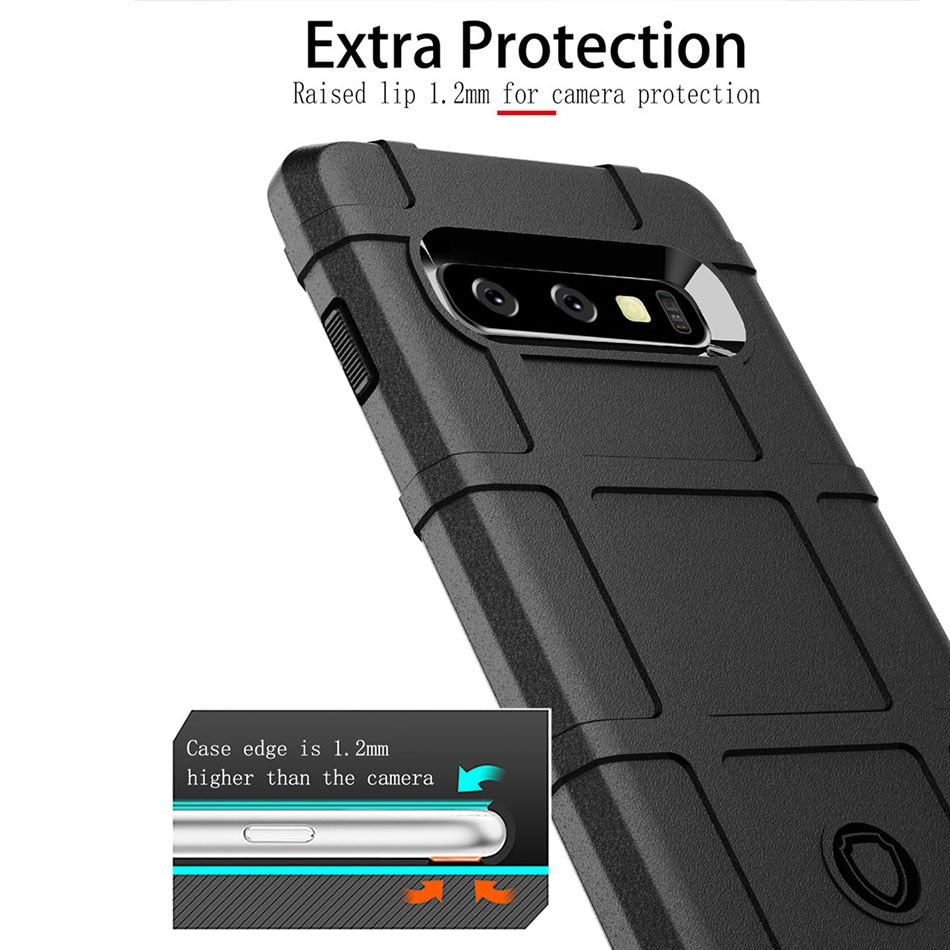 Rugged Shield Case Shockproof for Samsung Galaxy S20 S10