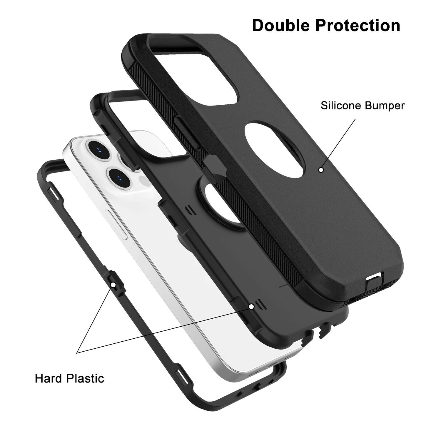 Case Heavy Duty Shockproof for iPhone 13