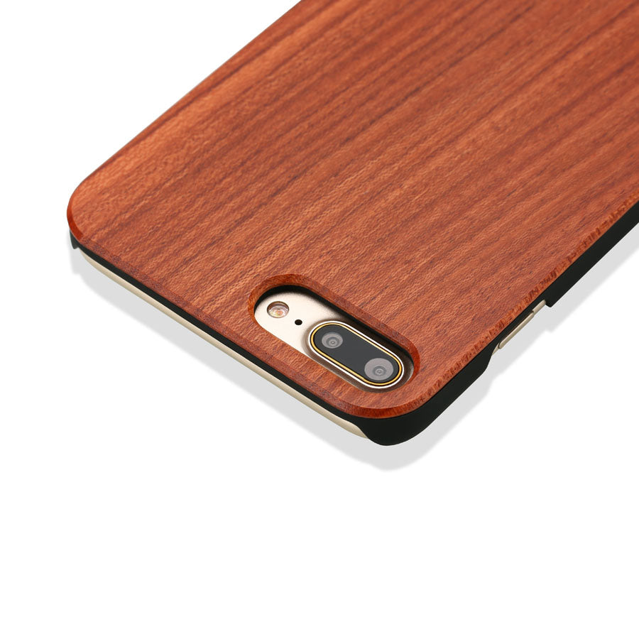 Real Wood Case For iPhone Natural Bamboo Wooden Hard Phone Cases