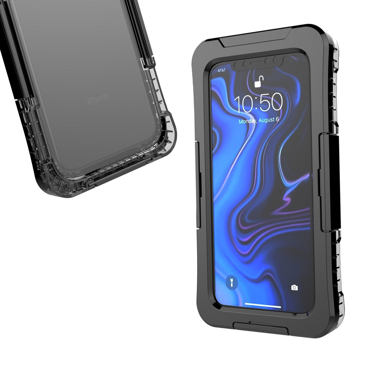 Waterproof Case Transparent Diving Sports Shockproof Cover Underwater