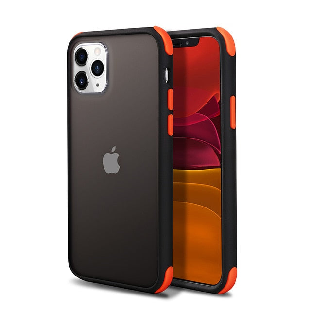 Matte Transparent Cases For iPhone Silicone Bumper