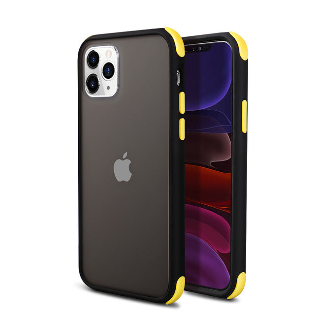 Matte Transparent Cases For iPhone Silicone Bumper