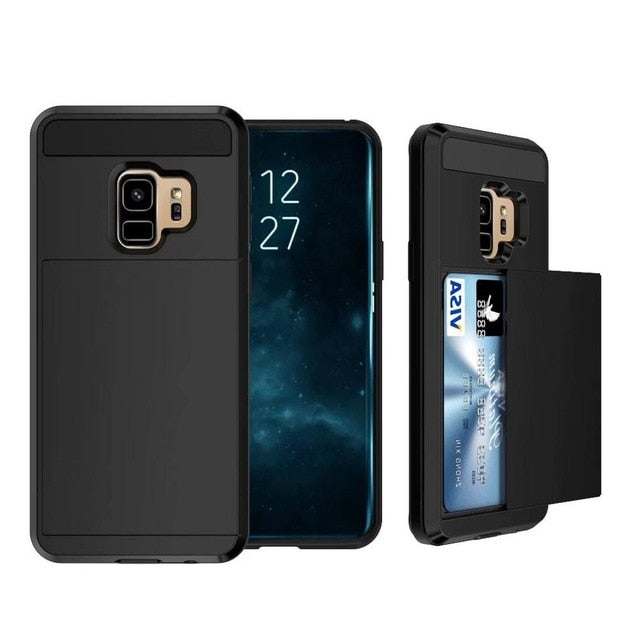 Hybrid Armor Back Cover For Samsung S7 S8 S9