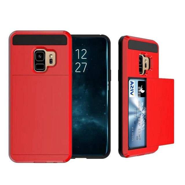 Hybrid Armor Back Cover For Samsung S7 S8 S9