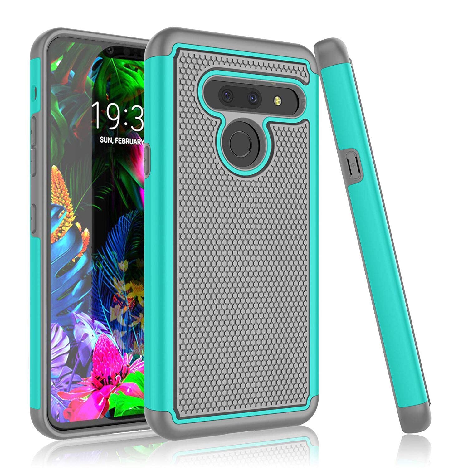 Fitted Hybrid Shockproof Armor Phone Cover for LG G8 G8