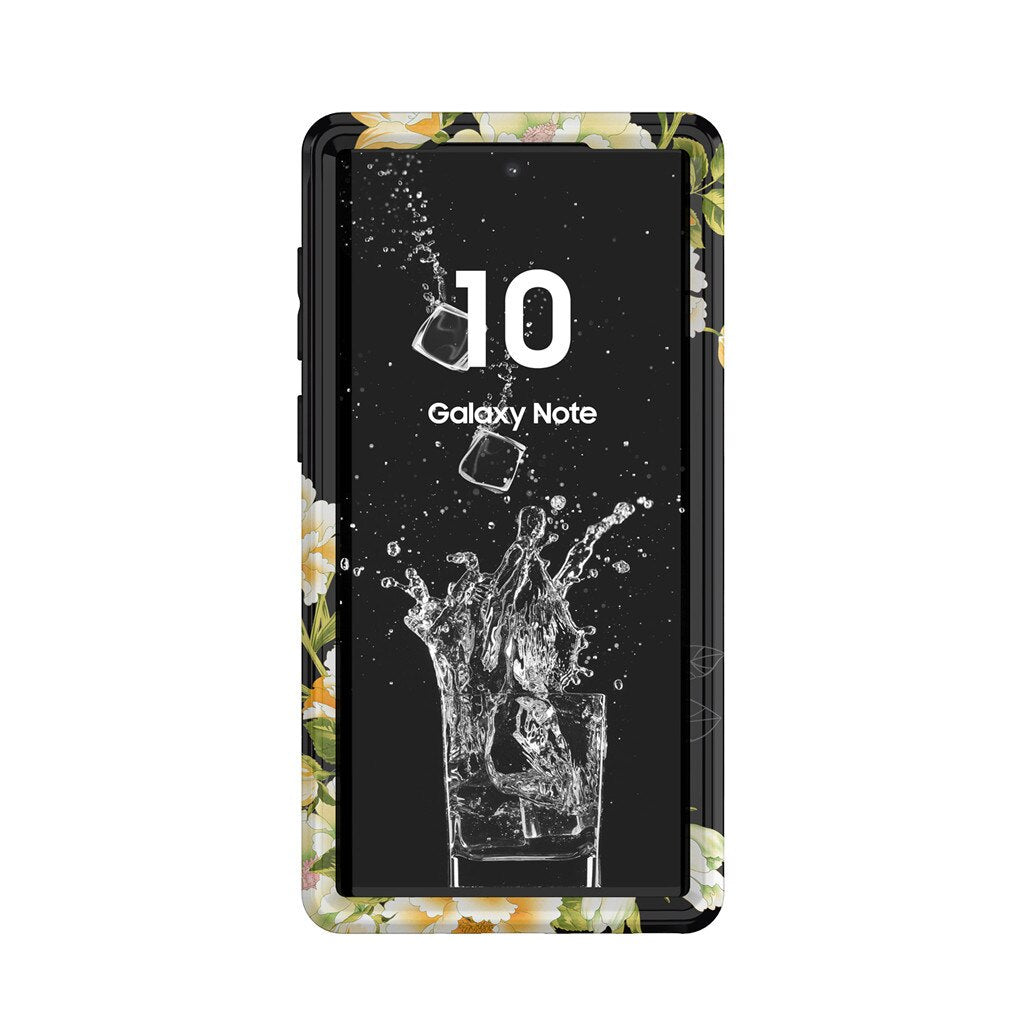 Colorful Vintage Flower Pattern Matte cover for Samsung Galaxy Note 10