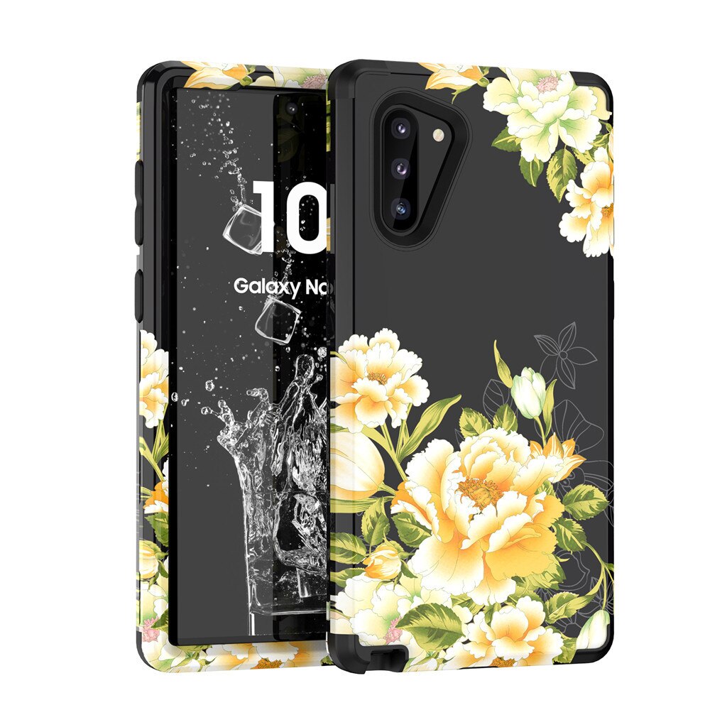 Colorful Vintage Flower Pattern Matte cover for Samsung Galaxy Note 10