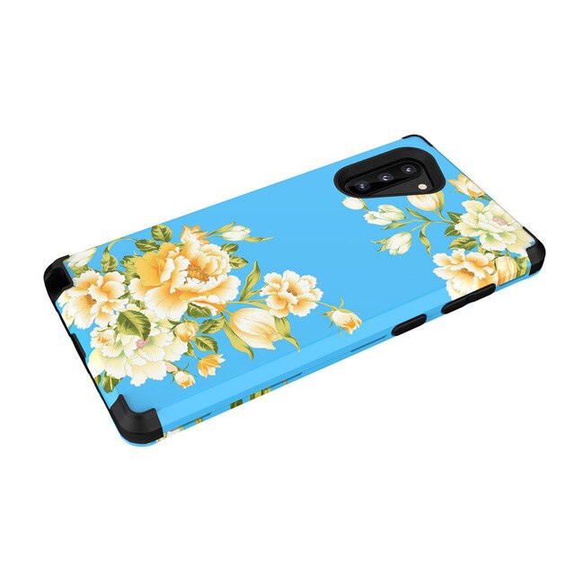 Colorful Vintage Flower Pattern Matte cover for Samsung Galaxy Note 10