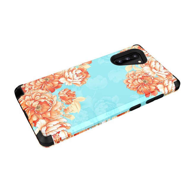 Colorful Vintage Flower Pattern Matte cover for Samsung Galaxy Note 10