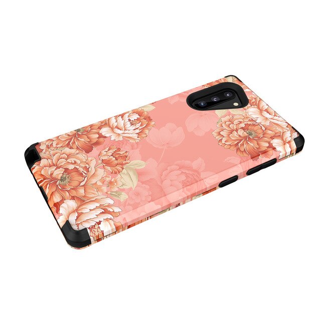 Colorful Vintage Flower Pattern Matte cover for Samsung Galaxy Note 10