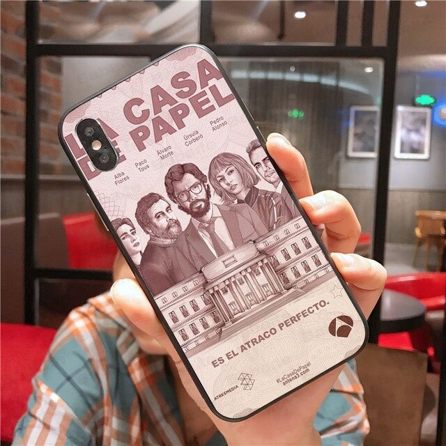 Money Heist House of Paper Phone Accessories Case for iPhone