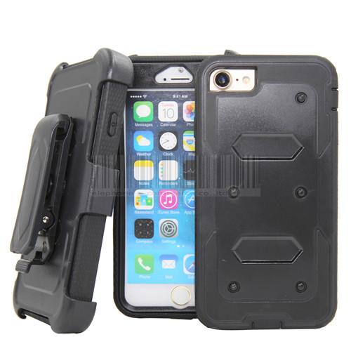 Armor Cases with Shockproof 360 Degree Belt Clip for iPhone 7 7 Plus