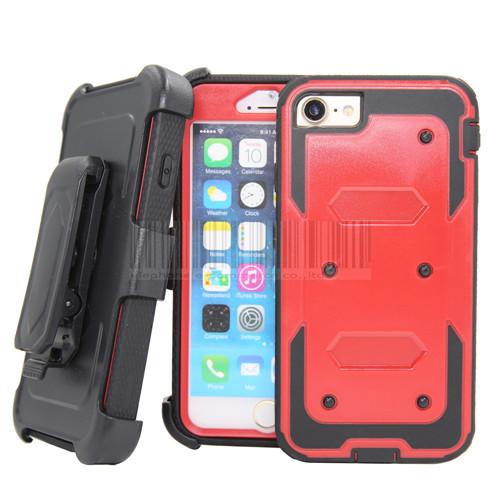 Armor Cases with Shockproof 360 Degree Belt Clip for iPhone 7 7 Plus