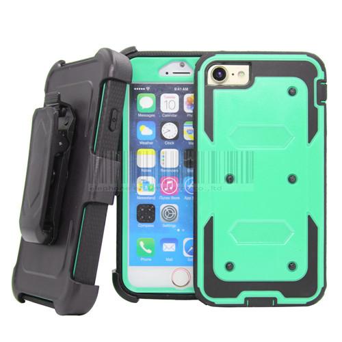 Armor Cases with Shockproof 360 Degree Belt Clip for iPhone 7 7 Plus