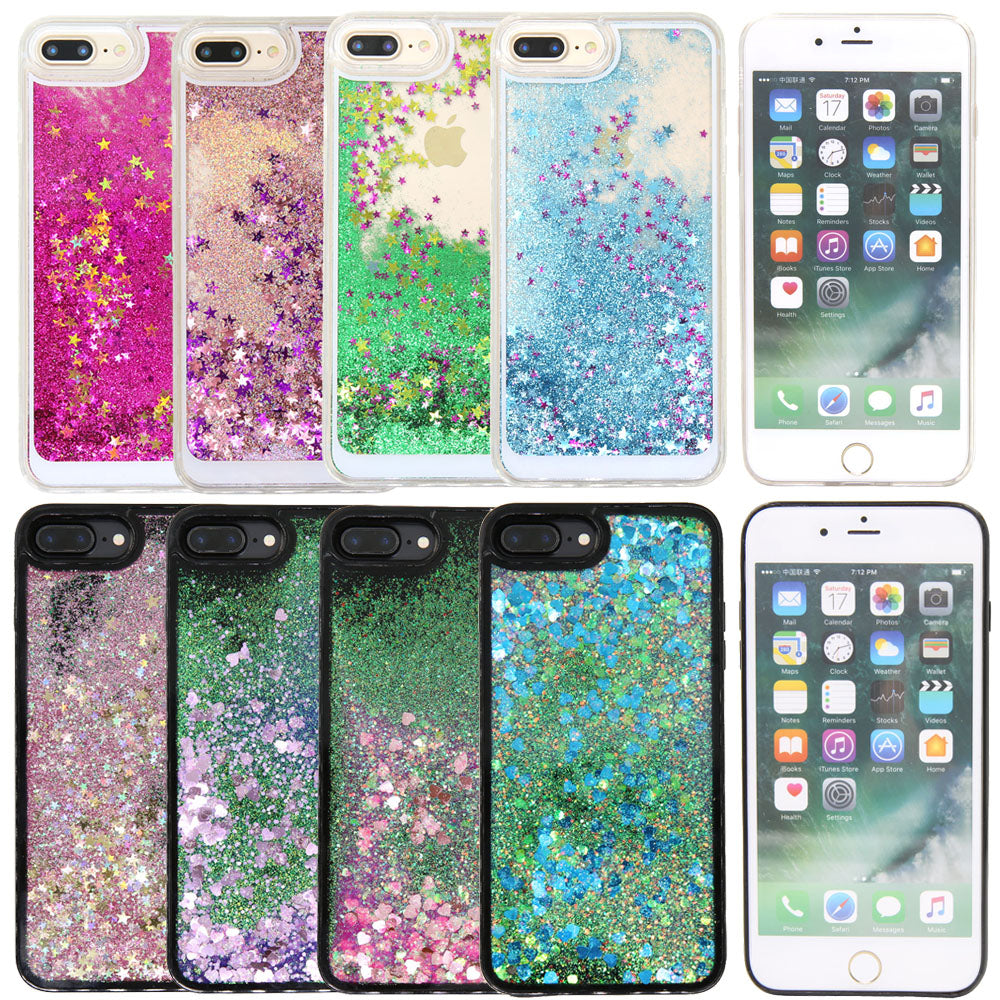 Dynamic Quicksand Glitter Liquid Case Anti Scratch Funda para iPhone