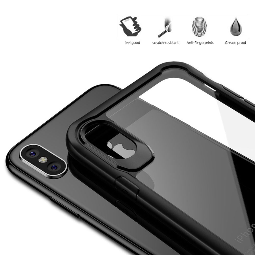 Soft TPU Rubber Clear Anti Scratch Shockproof For iPhone X