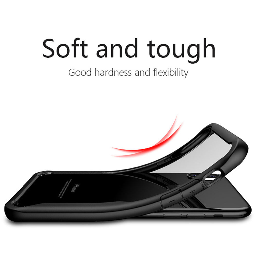 Soft TPU Rubber Clear Anti Scratch Shockproof For iPhone X