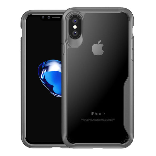 Soft TPU Rubber Clear Anti Scratch Shockproof For iPhone X