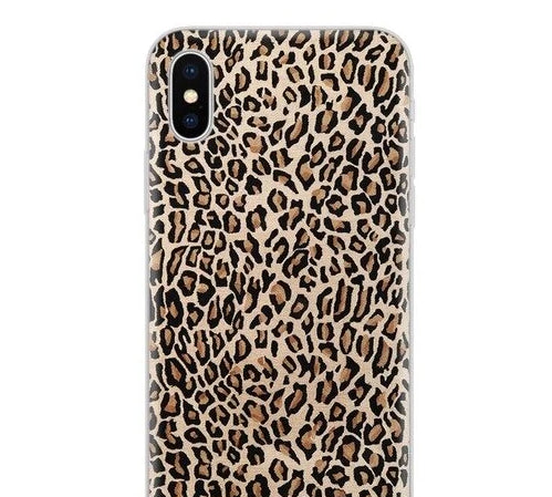 Tiger Leopard Panther Silicone Cover Phone Case For iPhone