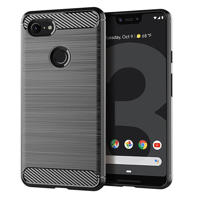 Slim Armor Soft Silicone Phone Back Cover for Google Pixel 3XL