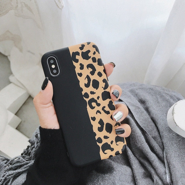 Leopard Print Phone Case Cover For Iphone XS Max XR X 8 7 6 6S Plus